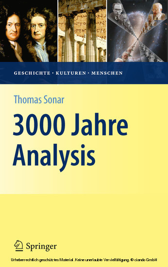 3000 Jahre Analysis main product photo