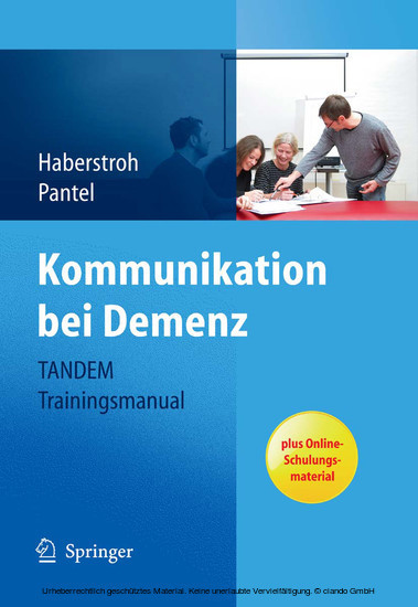 Kommunikation bei Demenz - TANDEM Trainingsmanual main product photo
