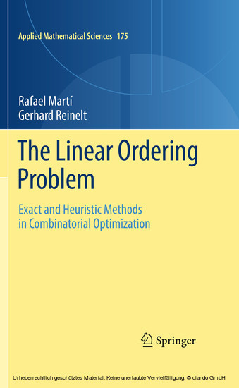 The Linear Ordering Problem main product photo