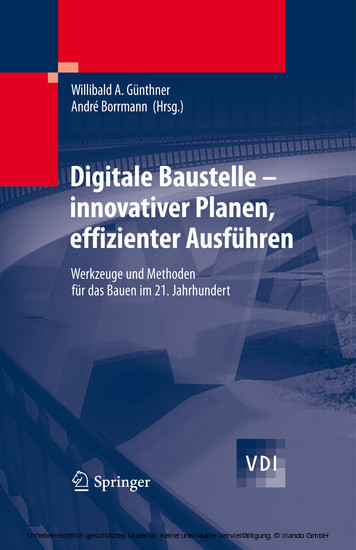 Digitale Baustelle- innovativer Planen, effizienter Ausführen main product photo