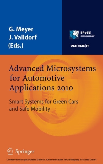 Advanced Microsystems for Automotive Applications 2010 main product photo