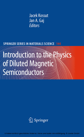 Introduction to the Physics of Diluted Magnetic Semiconductors main product photo