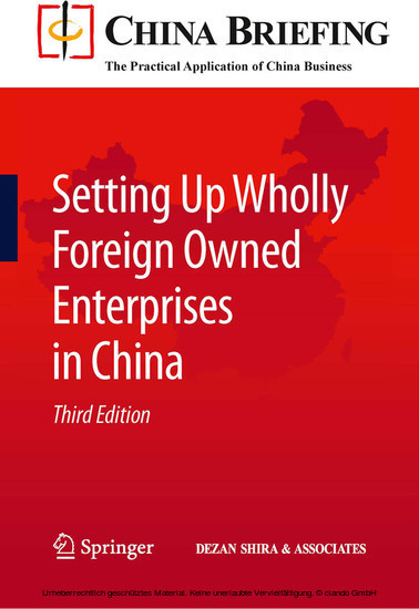 Setting Up Wholly Foreign Owned Enterprises in China main product photo