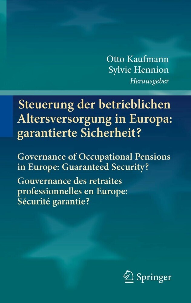 Steuerung der betrieblichen Altersversorgung in Europa: garantierte Sicherheit? main product photo