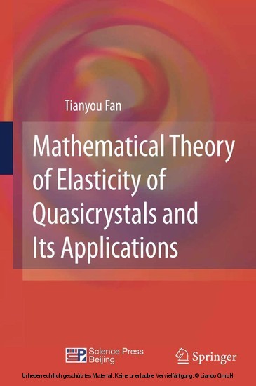 Mathematical Theory of Elasticity of Quasicrystals and Its Applications main product photo