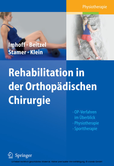 Rehabilitation in der Orthopädischen Chirurgie main product photo