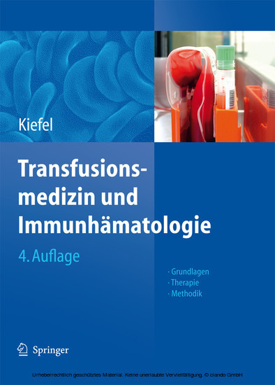 Transfusionsmedizin und Immunhämatologie main product photo