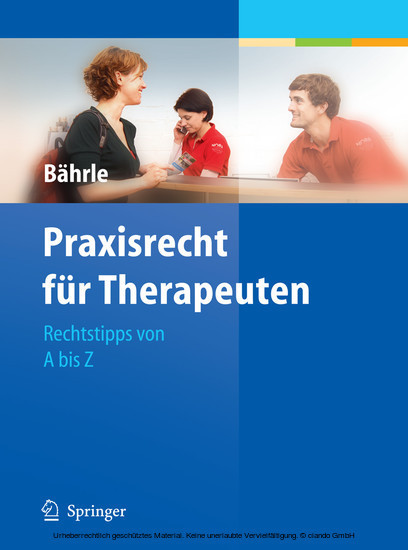 Praxisrecht für Therapeuten main product photo