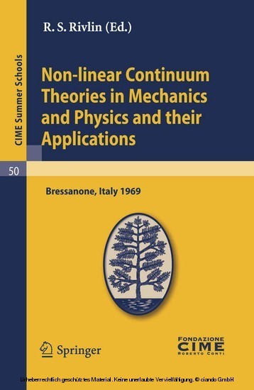 Non-linear Continuum Theories in Mechanics and Physics and their Applications main product photo