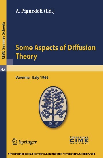 Some Aspects of Diffusion Theory main product photo
