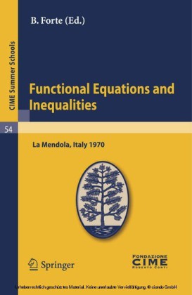 Functional Equations and Inequalities