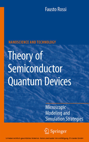 Theory of Semiconductor Quantum Devices main product photo