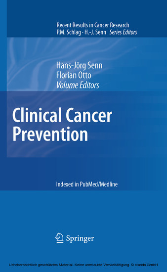 Clinical Cancer Prevention main product photo