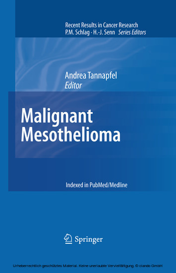Malignant Mesothelioma main product photo