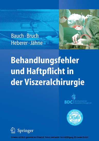 Behandlungsfehler und Haftpflicht in der Viszeralchirurgie main product photo