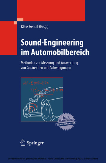 Sound-Engineering im Automobilbereich main product photo
