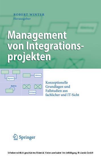 Management von Integrationsprojekten main product photo