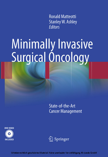 Minimally Invasive Surgical Oncology main product photo