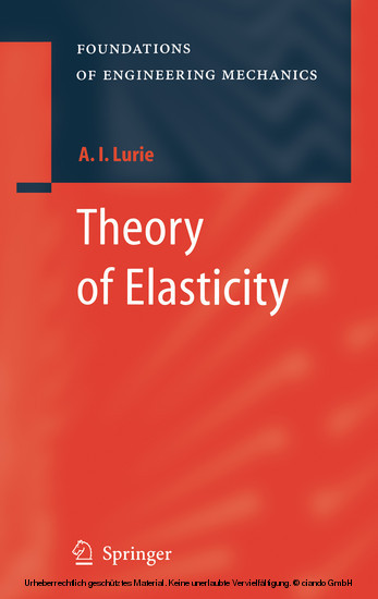 Theory of Elasticity main product photo