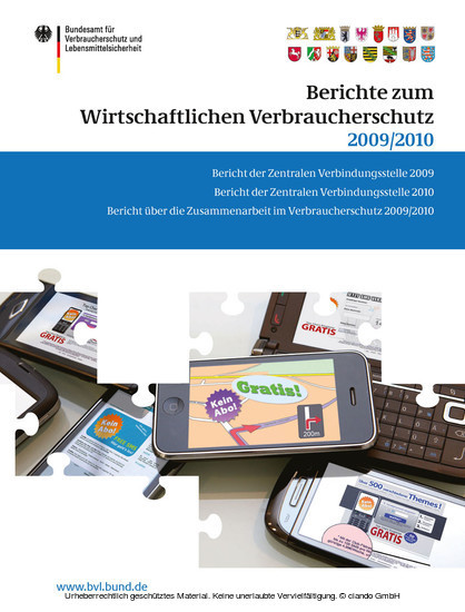 Berichte zum Wirtschaftlichen Verbraucherschutz 2009/2010 main product photo