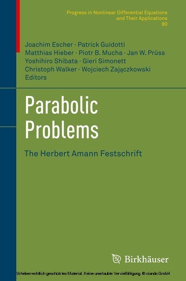 Parabolic Problems main product photo