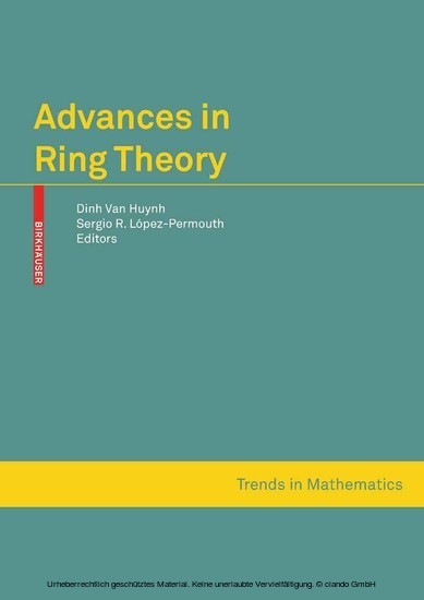 Advances in Ring Theory main product photo