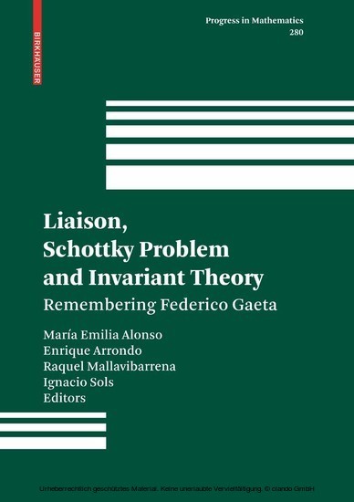 Liaison, Schottky Problem and Invariant Theory main product photo