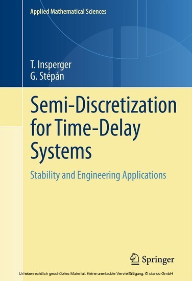 Semi-Discretization for Time-Delay Systems main product photo