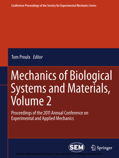 Mechanics of Biological Systems and Materials, Volume 2. Vol.2 main product photo