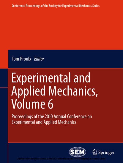 Experimental and Applied Mechanics, Volume 6 main product photo