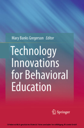 Technology Innovations for Behavioral Education
