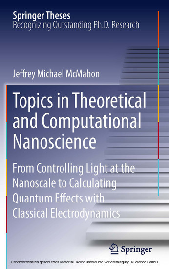 Topics in Theoretical and Computational Nanoscience main product photo