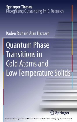 Quantum Phase Transitions in Cold Atoms and Low Temperature Solids