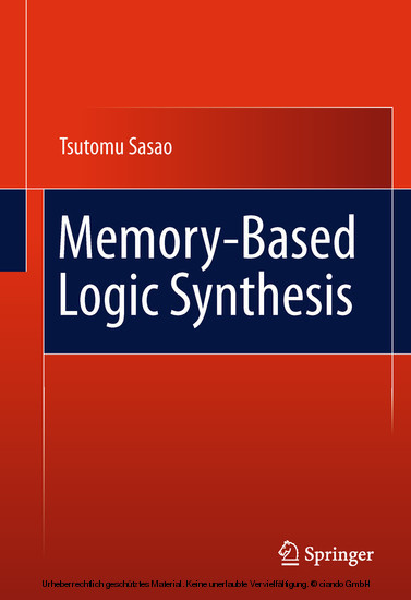 Memory-Based Logic Synthesis main product photo