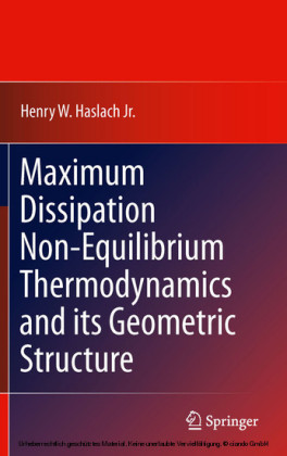 Maximum Dissipation Non-Equilibrium Thermodynamics and its Geometric Structure