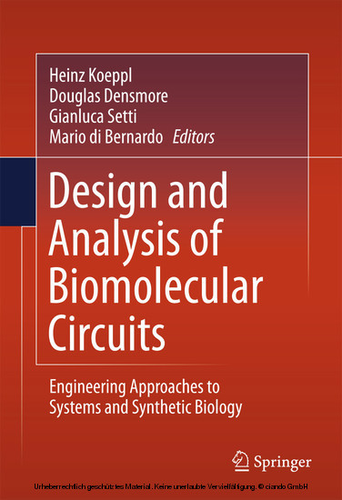 Design and Analysis of Biomolecular Circuits main product photo