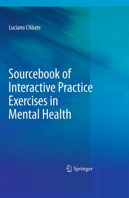 Sourcebook of Interactive Practice Exercises in Mental Health main product photo