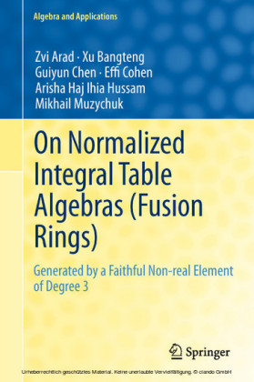 On Normalized Integral Table Algebras (Fusion Rings)
