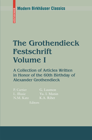 The Grothendieck Festschrift, Volume I main product photo