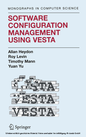 Software Configuration Management Using Vesta main product photo
