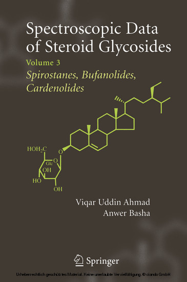 Spectroscopic Data of Steroid Glycosides: Spirostanes, Bufanolides, Cardenolides main product photo