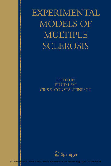 Experimental Models of Multiple Sclerosis main product photo