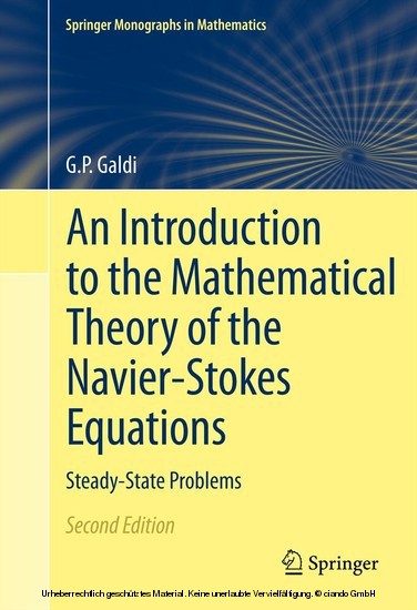 An Introduction to the Mathematical Theory of the Navier-Stokes Equations main product photo