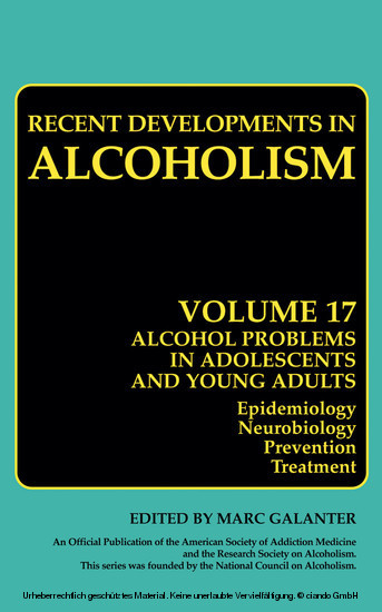 Alcohol Problems in Adolescents and Young Adults main product photo