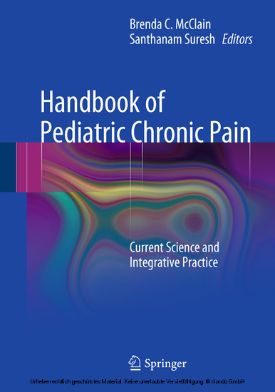 Handbook of Pediatric Chronic Pain main product photo
