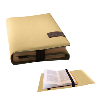 BookSkin Multifunktionshülle elfenbein-beige, Buchhülle
