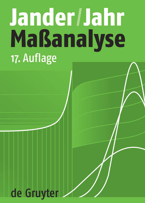 Maßanalyse main product photo