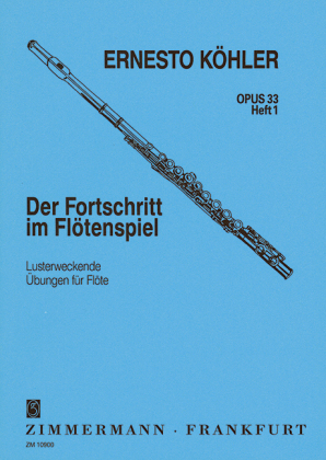 Der Fortschritt im Flötenspiel op. 33, für Flöte solo. H.1