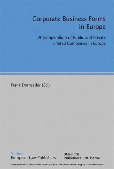 Corporate Business Forms in Europe main product photo