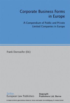 Corporate Business Forms in Europe